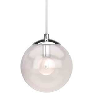Volume Lighting Lawrence 1-Light Chrome Indoor Mini Hanging Pendant