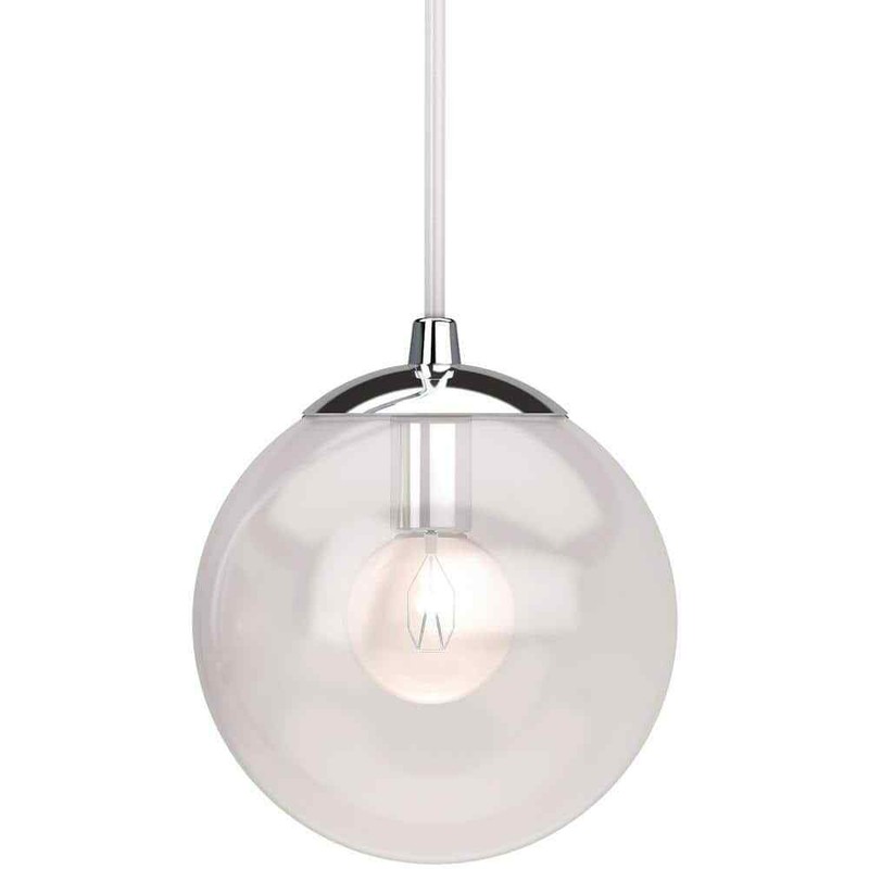 Volume Lighting Lawrence 1-Light Chrome Indoor Mini Hanging Pendant