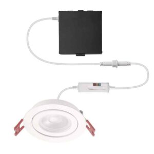 CE Ultra Spot Integrated LED 3 in Round Adj Color Temp Canless Recessed Light