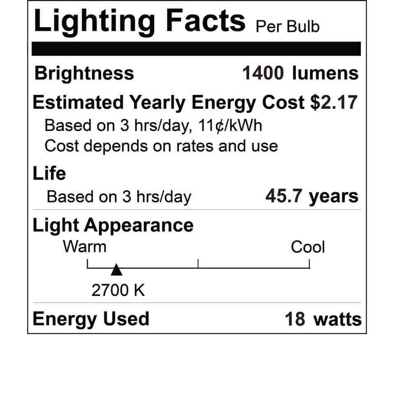 Bulbrite 8 in. Canless 2700K, 100-Watt Equivalent, White Round w/J-Box(1-Pack) - Image 8