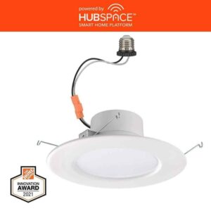 CE 5 in./6 in.Smart Integrated LED Recessed Light Trim Wireless Adjustable CCT