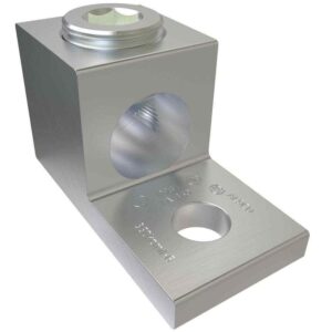 ILSCO Aluminum Mechanical Lug Connector, Conductor Range 350-6, 1 Port, 1 Hole