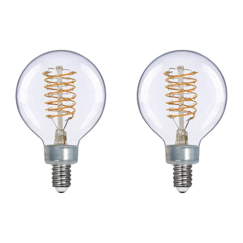 EcoSmart 60-Watt Equivalent G16.5 Dimmable Fine Bendy Filament LED Vintage Ediso - Image 12