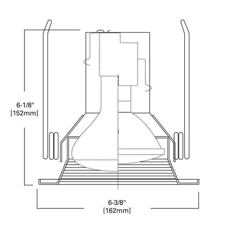 HALO 5 in. White Recessed Ceiling Light with Baffle Trim - Image 2