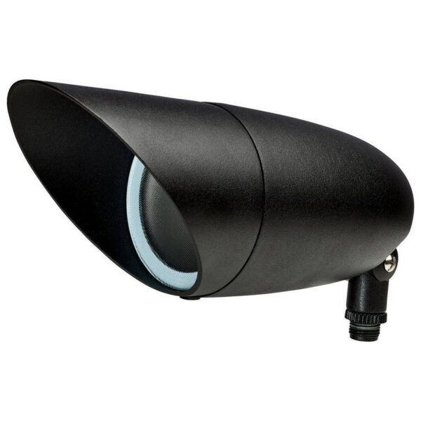 SATCO 1248 Lumen Low Voltage Matte Black Hardwired LED Landscape Flood Light
