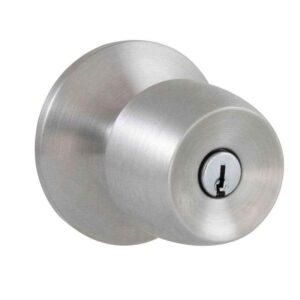 Defiant Brandywine Stainless Steel Keyed Entry Door Knob (2-Pack)
