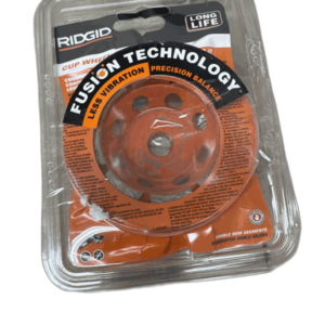 RIDGID 4 in. Diamond Double Row Cup Wheel
