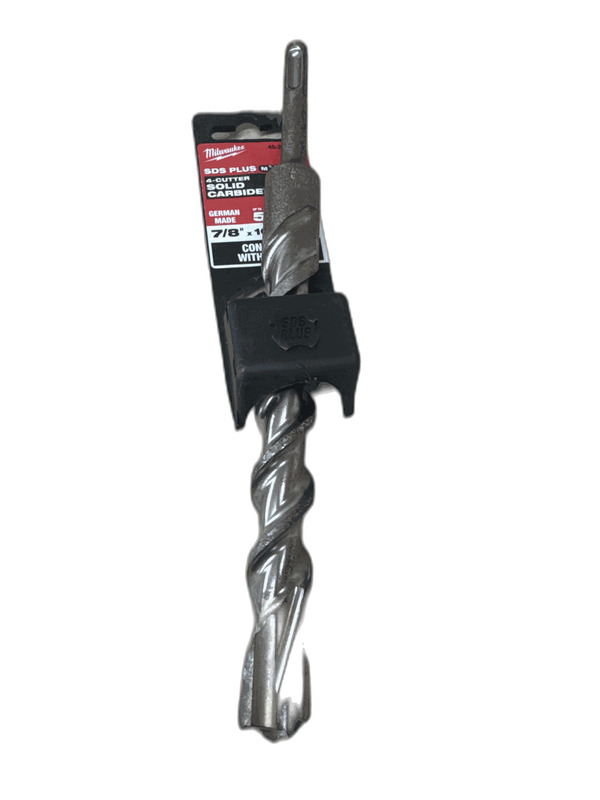 Milwaukee 7/8 in. x 10 in. 4-Cutter SDS-PLUS Carbide Drill Bit