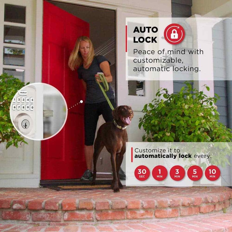 Kwikset Powerbolt 250 10-Button Keypad Satin Nickel Transitional Electronic - Image 7