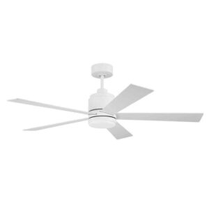 CRAFTMADE McCoy 52 in. Indoor White Finish Ceiling Fan with Soft White LED