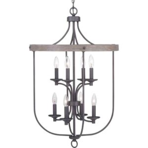 Progress Lighting Gulliver 8-Light Graphite Pendant