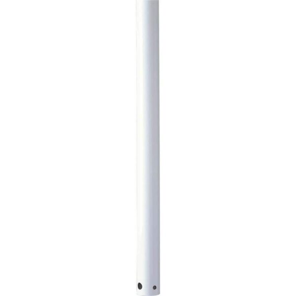 Progress Lighting AirPro 48 in. White Ceiling Fan Downrod