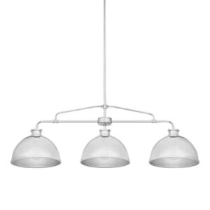 Hampton Bay Tallulah 3-Light Chrome Dining Room Chandelier Linear Kitchen Light
