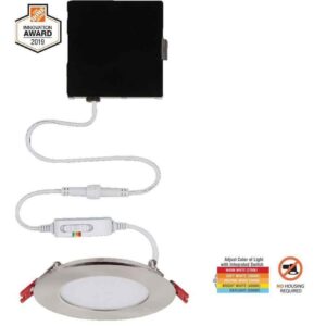 Commercial Electric Ultra Slim 4 in. Color Selectable New Construction and Remod