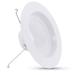 Feit Electric 5/6 in. Integrated LED White Retrofit Recessed Light Trim Dimmable