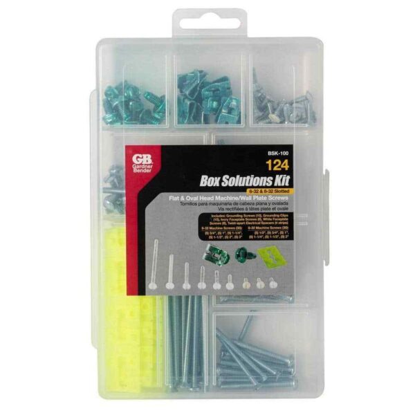 Gardner Bender Switch and Outlet Box Installation Screw Kit (124-Piece)