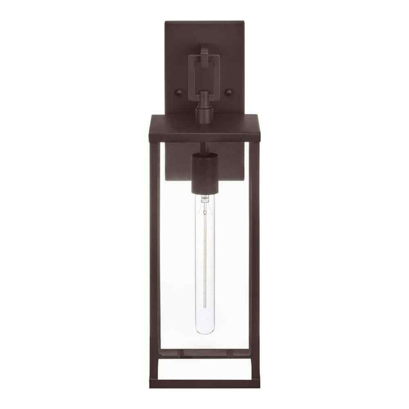 Hampton Bay Porter Hills 19 in. Dark Olde Bronze Hardwired No Bulb Included - Image 3