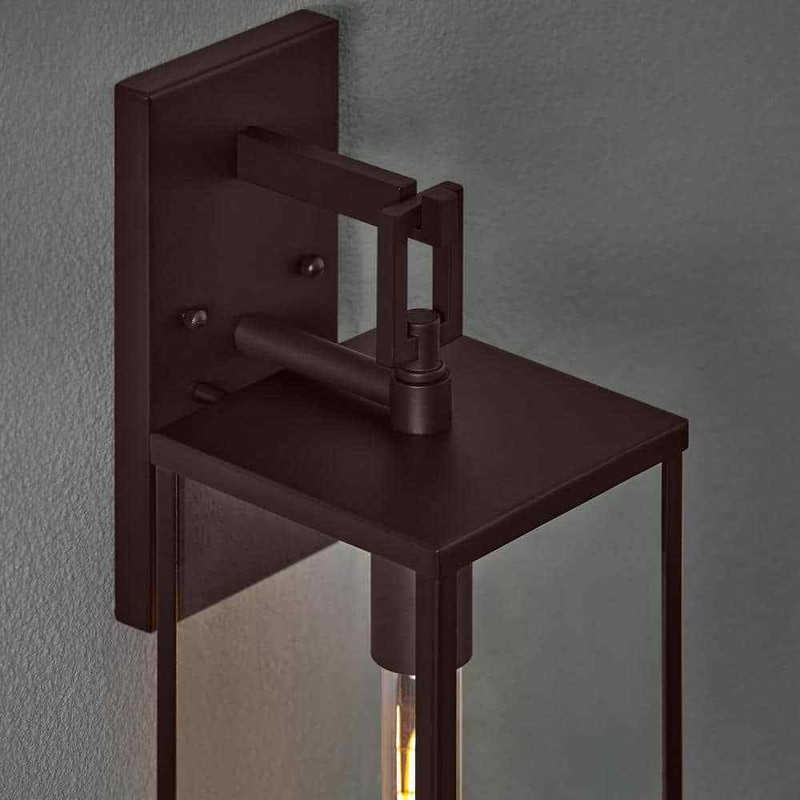 Hampton Bay Porter Hills 19 in. Dark Olde Bronze Hardwired No Bulb Included - Image 5