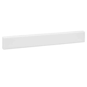 Unbranded 17.875 in. W Cultured Marble Vanity Sidesplash in White