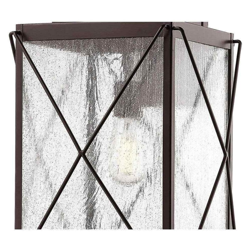 Millennium Lighting 11 in. 1-Light Powder Coat Bronze Outdoor Wall Lantern Sconc - Image 2