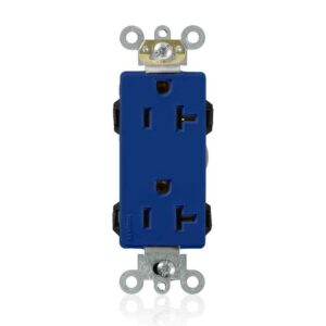 Leviton Decora Plus 20 Amp 125 V Lev-Lok Modular Duplex Outlet/Receptacl(1-Pack)