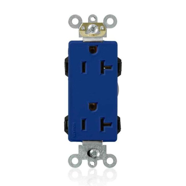 Leviton Decora Plus 20 Amp 125 V Lev-Lok Modular Duplex Outlet/Receptacl(1-Pack)