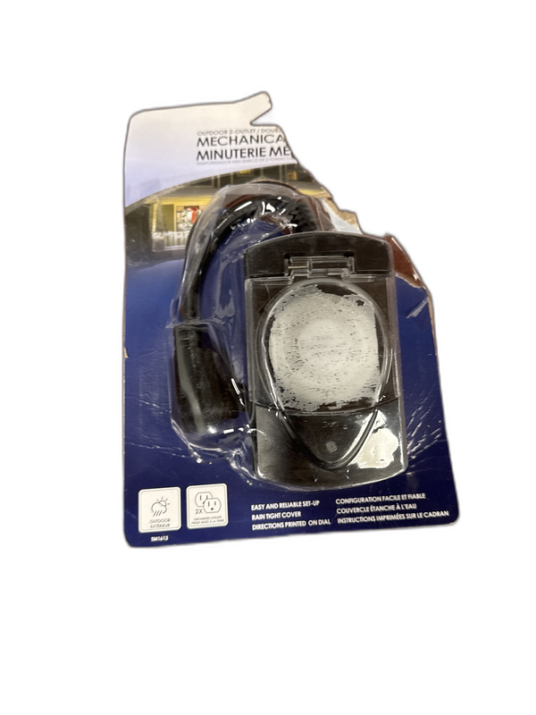 Westek Outdoor Grounded Daily Mechanical Timer, Dual Outlet, White - Image 8