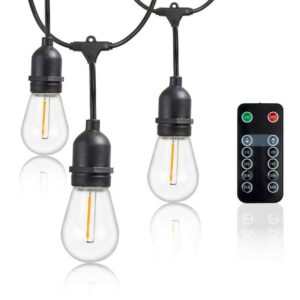 Newhouse Lighting Outdoor 48 ft. Plug-In S14 Edison Bulb LED String Light