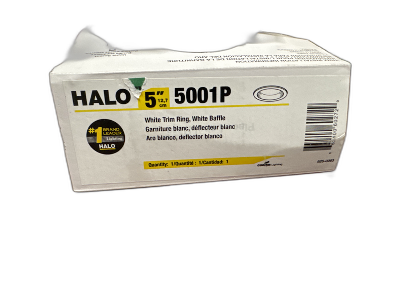 HALO 5 in. White Recessed Ceiling Light with Baffle Trim - Image 3