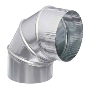 Master Flow 7 in. 90-Degree Round Adjustable Elbow