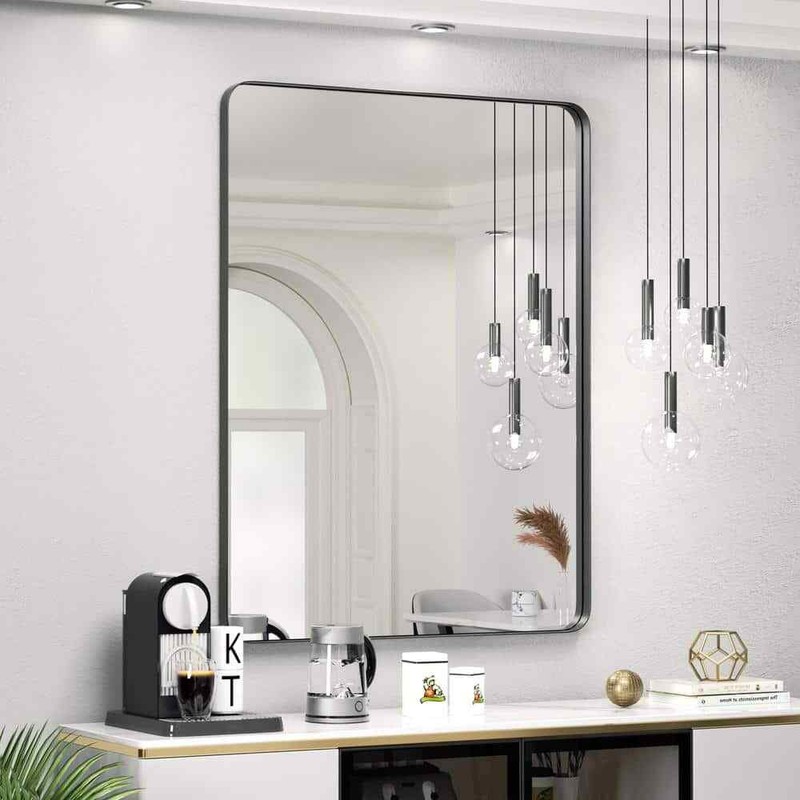 PAIHOME 16 in. W x 24 in. H Small Rectangular Metal Framed Wall Mounted Wall - Image 10