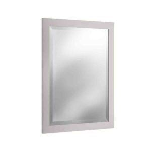 Alaterre Furniture 24 in. W x 30 in. H Framed Rectangular Beveled Edge Bathroom