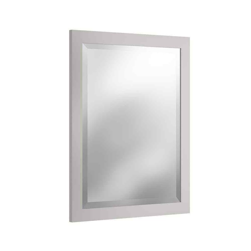 Alaterre Furniture 24 in. W x 30 in. H Framed Rectangular Beveled Edge Bathroom