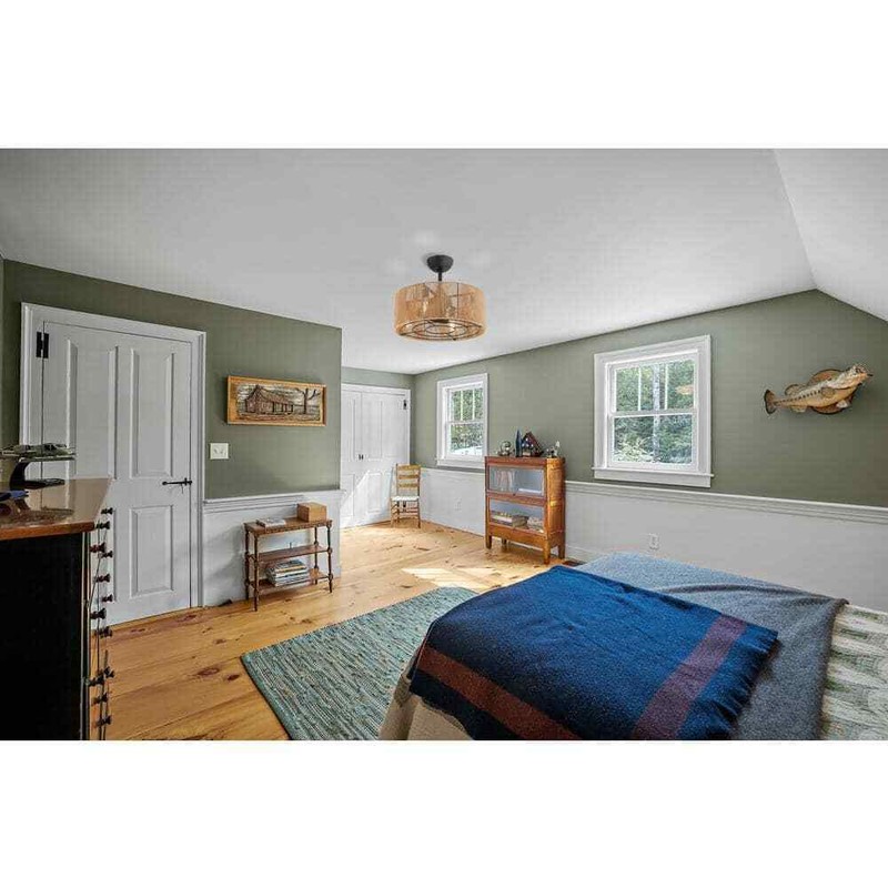 Hampton Bay Montabel 22 in. Indoor Matte Black and Natural Ceiling Fan with Remo - Image 8