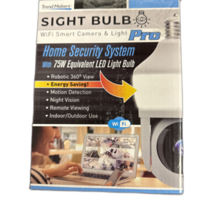 SIGHT BULB Motion Detecting 360-Degree Indoor/Outdoor Wi-Fi Home Security Camera