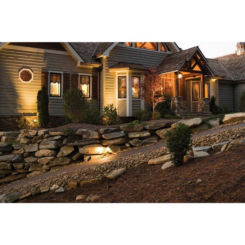 SATCO Low Voltage Dark Gray Hardwired Integrated LED Landscape Flood Light - Image 2