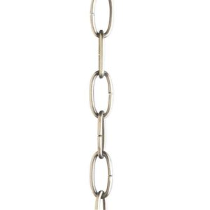 Progress Lighting Polished Nickel 9-Gauge Accessory Chain