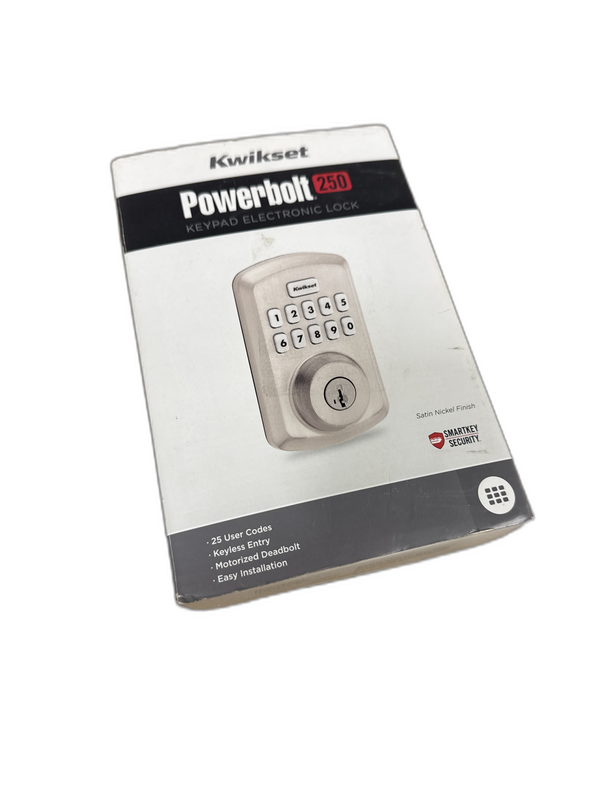 Kwikset Powerbolt 250 10-Button Keypad Satin Nickel Transitional Electronic - Image 10