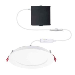 Commercial Electric Pro Value Series Integrated LED 6 in Round Adj Color, White