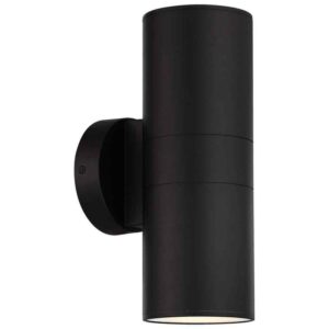 Access Lighting 2-Light Black LED Outdoor Wall Lantern Sconce (1-Pack)