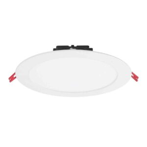 Commercial Electric Ultra Slim Integrated LED 8 in Round Adj Color Temp, White