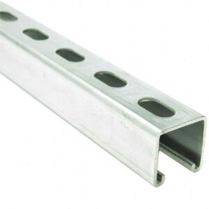 NEWHOUSE ELECTRIC 1-5/8 in. 2 ft. 12 Gauge Steel Half-slot A Strut Channel