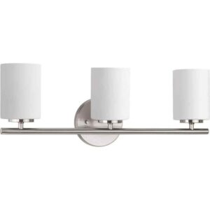 Progress Lighting Replay Collection 22 in. 3-Light Brushed Nickel Vanity Light
