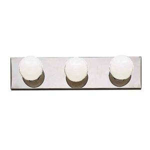 KICHLER Independence 18 in. 3-Light Chrome Traditional Bathroom Vanity Light