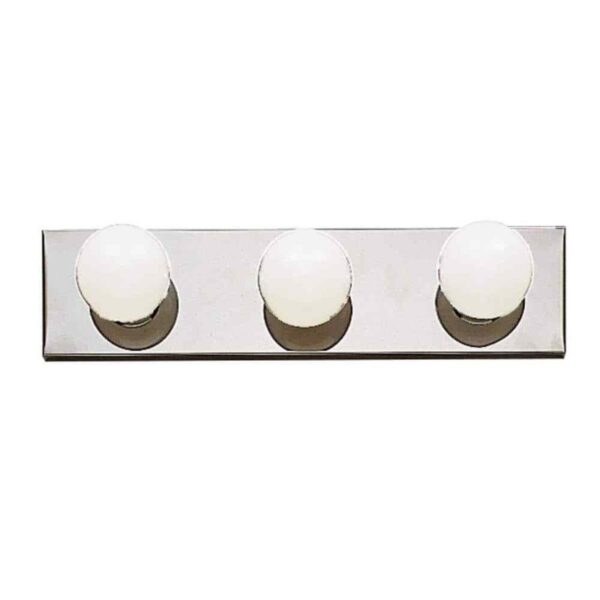 KICHLER Independence 18 in. 3-Light Chrome Traditional Bathroom Vanity Light