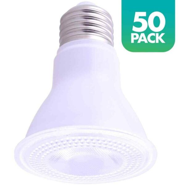 Simply Conserve 50-Watt Dimmable E26 LED Light Bulb,2700K Warm White Lamp, 50PK