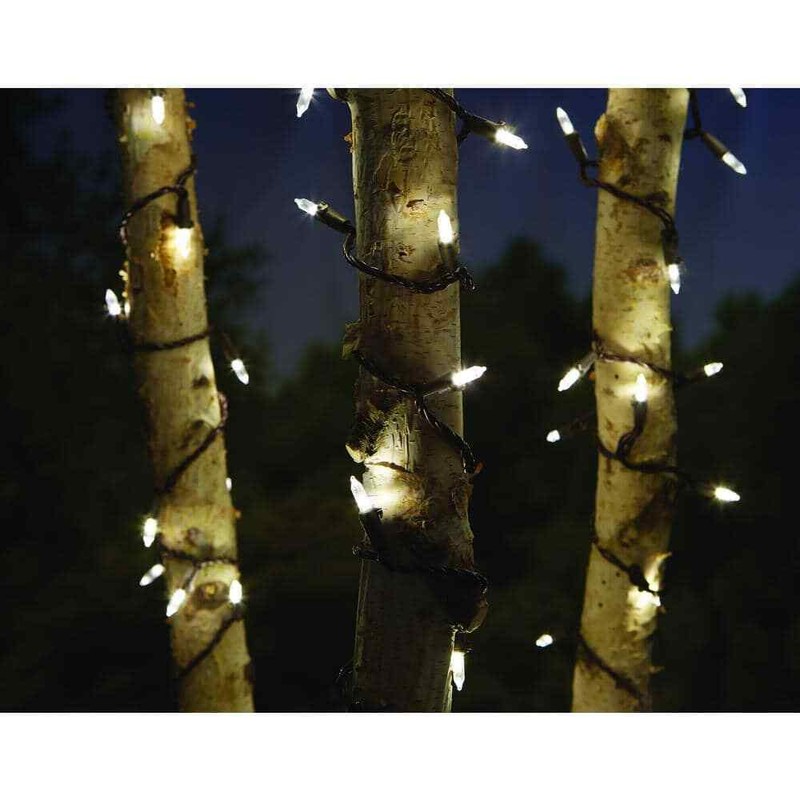 Hampton Bay 100-Light LED Smooth Mini Cool White Garden String Light - Image 4