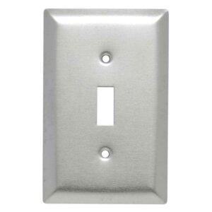 Legrand Pass & Seymour 302/304 S/S 1 Gang Toggle Jumbo Wall Plate(1-Pack)