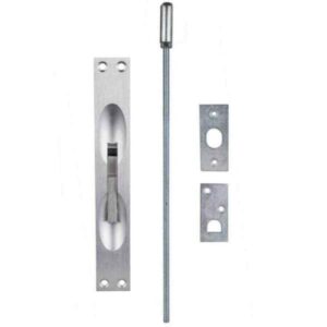 Taco 1/2 in. Bright Chrome Security Surface Flush Bolt