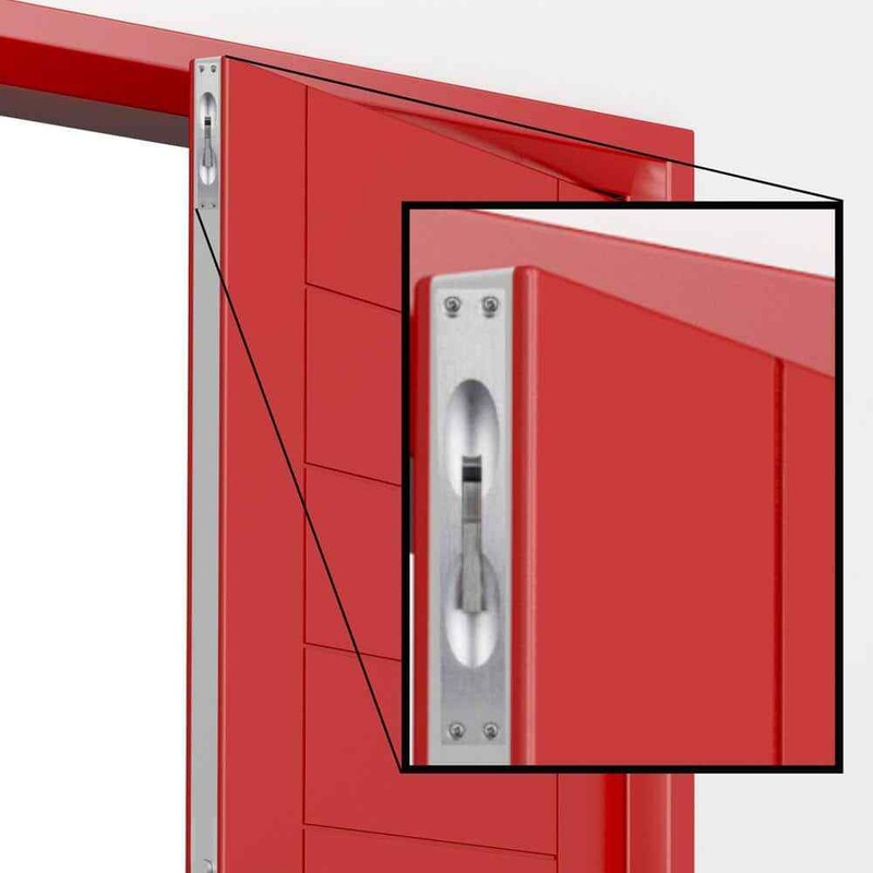 Taco 1/2 in. Bright Chrome Security Surface Flush Bolt - Image 2